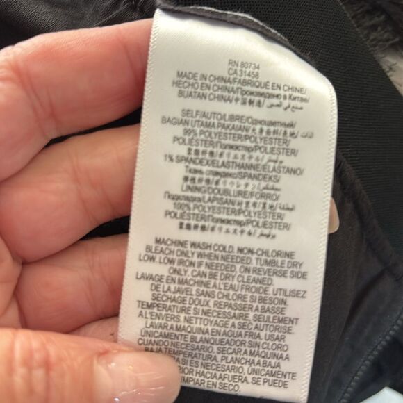 BCBGMaxAzria Black fringe Mini Skirt, S - Picture 9 of 9